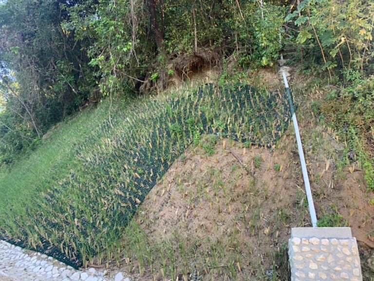 Proyecto Murotek: Tratamiento contra erosión Casa Johnson, foto 1